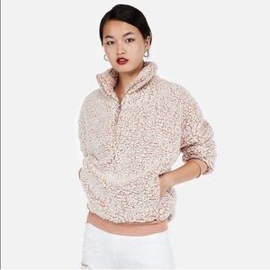 Oversized Express Sherpa Sweater